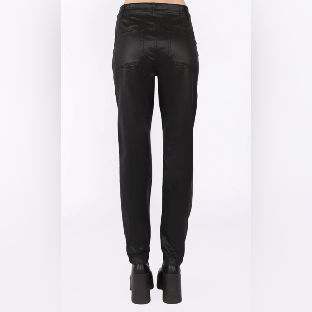 NWT DEX Sofia High Rise Coated Jogger - Black - Picture 2 of 8